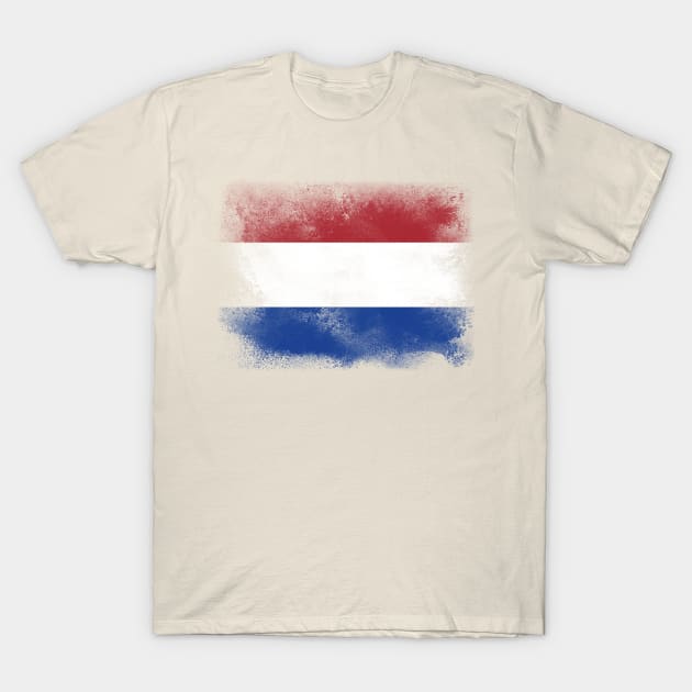 Holland flag isolated T-Shirt by psychoshadow